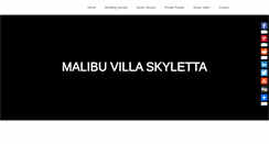 Desktop Screenshot of malibuvillaskyletta.com